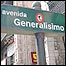 Placa de rua na Espanha