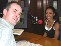 In the studio with Melvyn Prior and Emily Okelo
