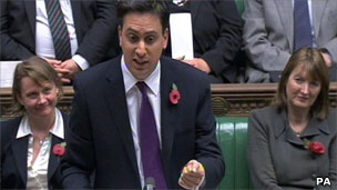 Ed Miliband with Yvette Cooper and Harriet Harman