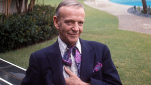 Fred Astaire relaxing in retirement