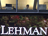 A worker burning the midnight oil to keep Lehman Brothers afloat.