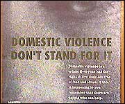 Poster from Women's Aid