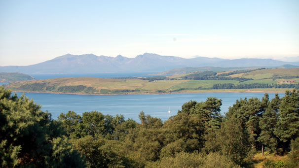 Arran and Cumbrae from Largs