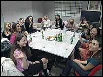 Blind date volunteers