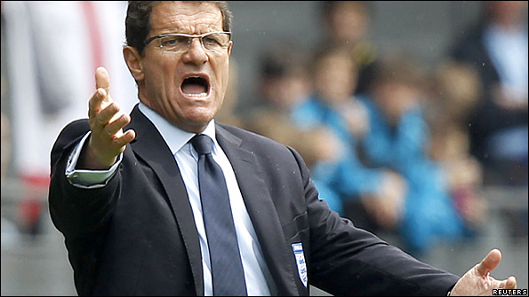 England manager Fabio Capello