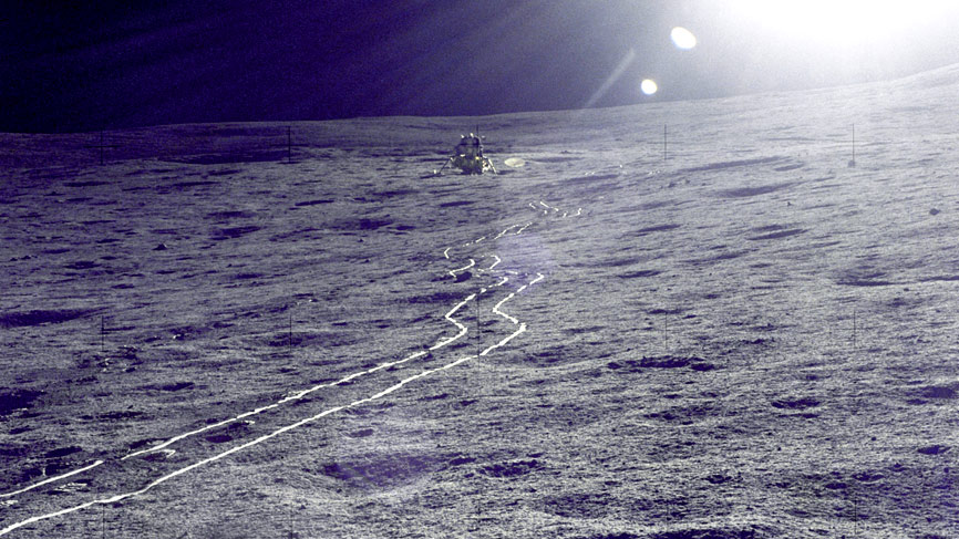 The Apollo 14 Lunar Module (LM) 