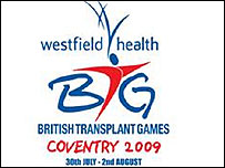 Westfield Health British Transplant Games logo