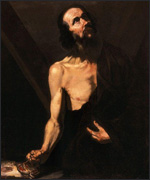Saint Andrew by Josef Ribera (1588-1656), oil on canvas. Reproduced by kind permission of Perth Museum and Art Gallery, Perth and Kinross Council.