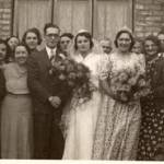 Our wedding day, 21 December 1940