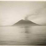 Stromboli. 'The lighthouse of the Mediteranean.' From H,T. Empire Arquebus.