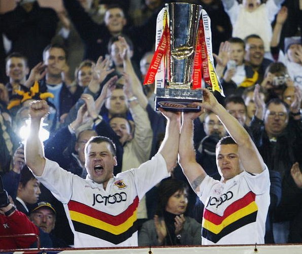 Bradford Bulls celebrate their 2003 Grand Final win