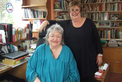 Maeve Binchy and Jenni Murray