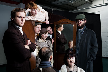 The cast of The Dark Philosophers. Photo: Gareth Phillips