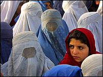 زنان و دختران افغان زیر برقع