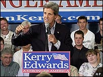 John Kerry, candidato democrata à presidência dos Estados Unidos