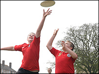 Ultimate frisbee. 