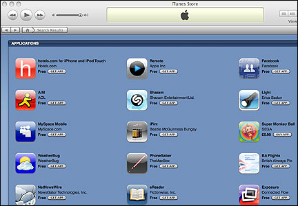 Apple applications store