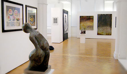 Photograph from the Vale of Glamorgan Artists' Light exhibition.