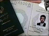 Feridun Cihani'nin pasaportu