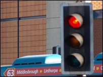 A bus in Middlesbrough.