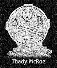 Headstone showing Mortality Symbols, found in the Pubble Graveyard in Co. Fermanagh
