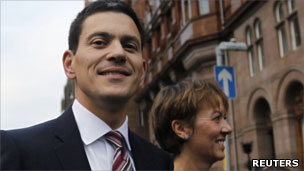 David Miliband and Louise Shackleton