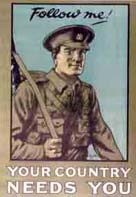 Image of a World War One recruitment poster
