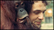 Jeremy and Amy the orang-utan