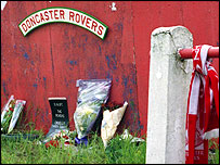 Floral tribute for Doncaster Rovers