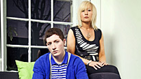 Coran with mum Odette, who sets the housemates this week's work challenge