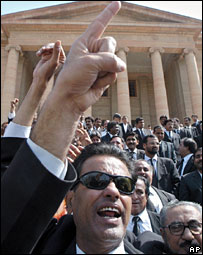 تظاهر کنندگان در پاکستان