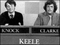 Wayne Clarke on University Challenge in 1982.