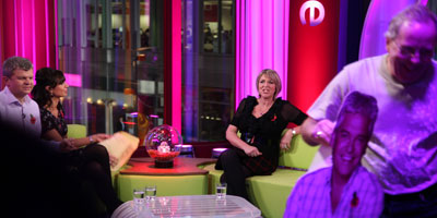 Fern Britton in the studio