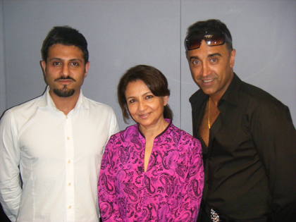 Sharmila Tagore and the boys