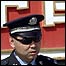 Policial em frente ao complexo onde ficarão os líderes do PC chinês em Pequim durante Congresso quinqüenal