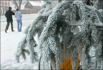 Snow in Hereford Christmas 06