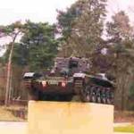 Vera Tolman loved her picturesque tree lined cycle to work at West Tofts school in the early 1940s.She escaped the horrors of the Coventry blitz for the peace of the Norfolk countryside.But soon that too disappeared as tanks like this started manouevres using live ammunition.
