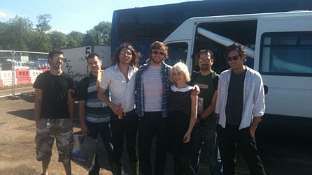 The Joy Formidable's road crew