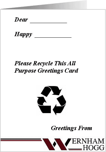 Recycle this card