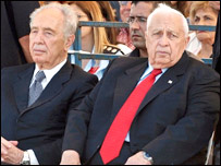 Şimon Peres ve Ariel Şaron