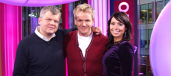 Adrian, Gordon Ramsay and Christine