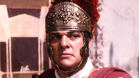 John Rhys-Davies pictured as Macro in the BBC drama I, Claudius