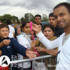 Mumzy with the crowd