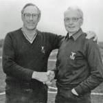This picture of Reg Ascott and Cliff Bruckshaw was taken for a Local Newspaper article which told their story of 40 years ago.