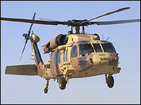 Gazze'de İsrail helikopteri