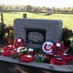 Wellington Crash Site Memorial, Prince Hill, Cheshire, England, dedicated October, 26, 2003