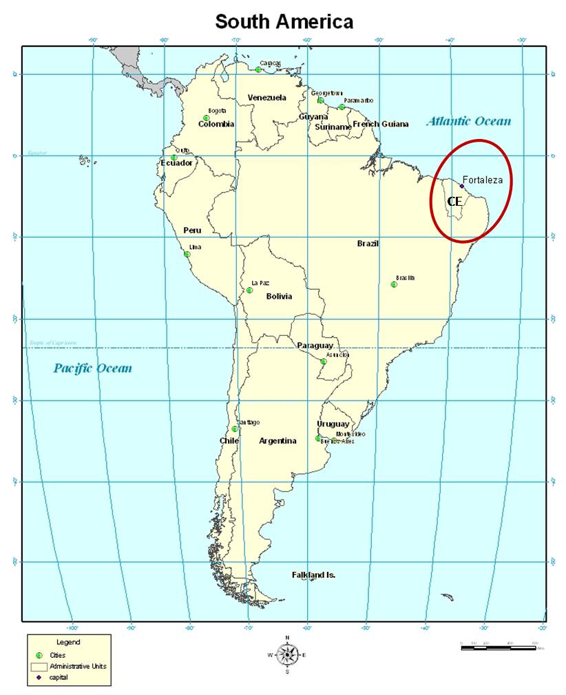 Fortaleza in South American context