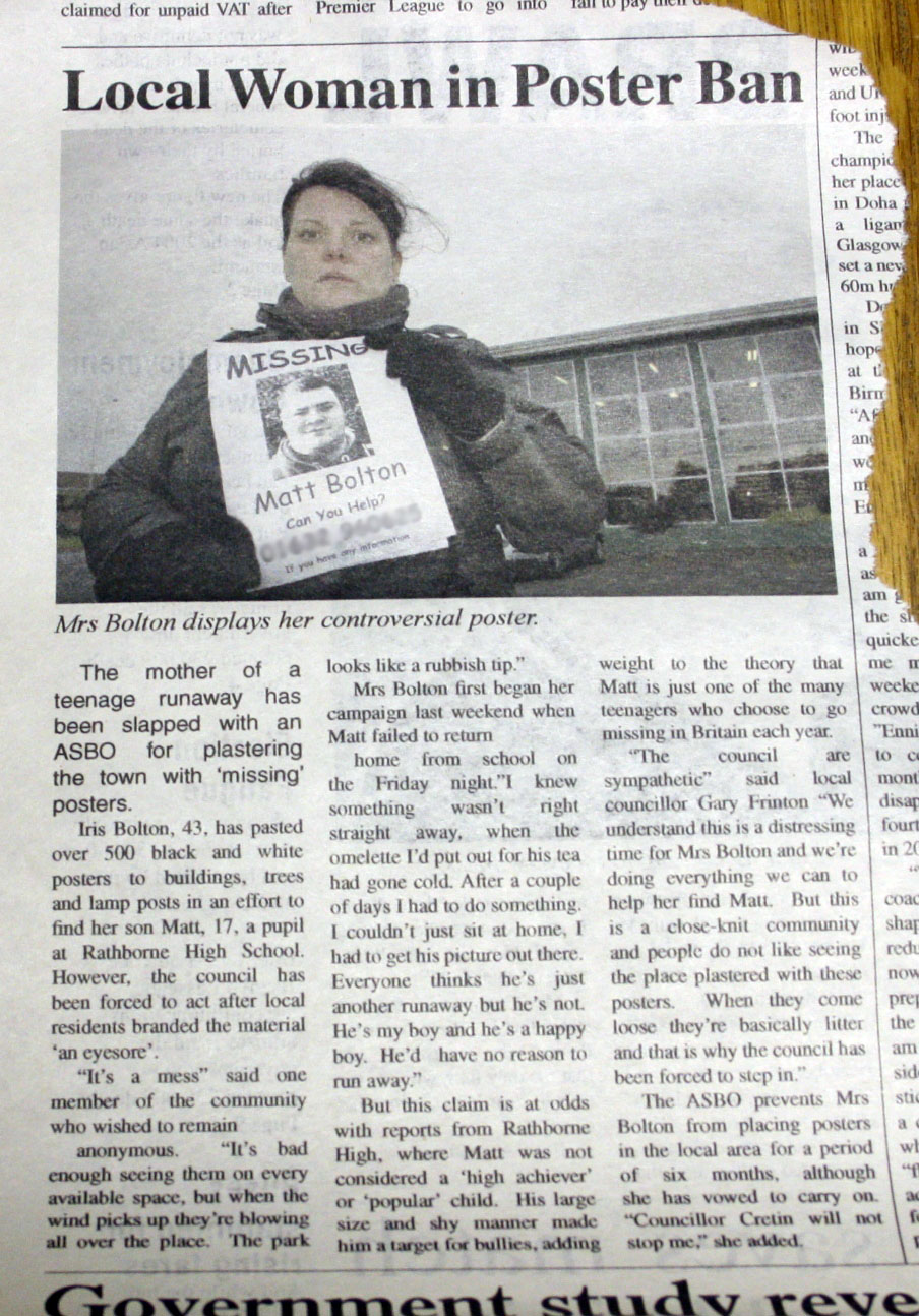 Local woman gets ASBO for littering