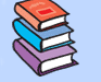 Illustration of three books, stacked.