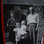 Wojciech Winnik and family in Marsworth Camp in 1950